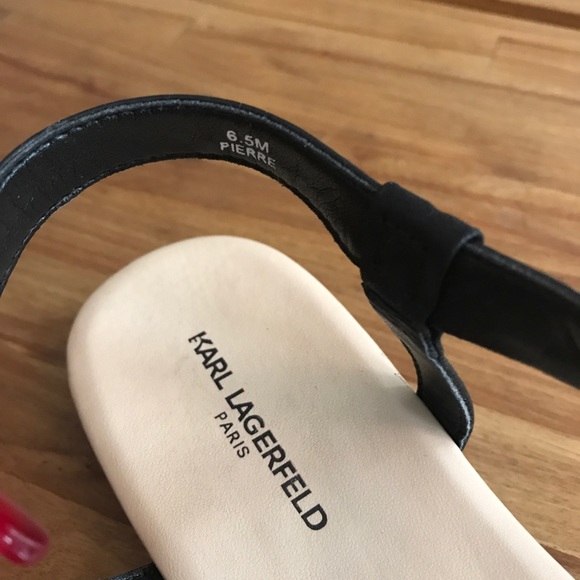 Karl Lagerfeld Paris studded sandals. Pierre 6.5 - Picture 4 of 5